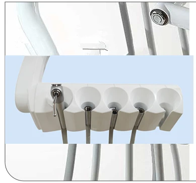 Hot Sales Low speed Surgery Clinic Dental System Dental Chair Set with Headrest Support 3