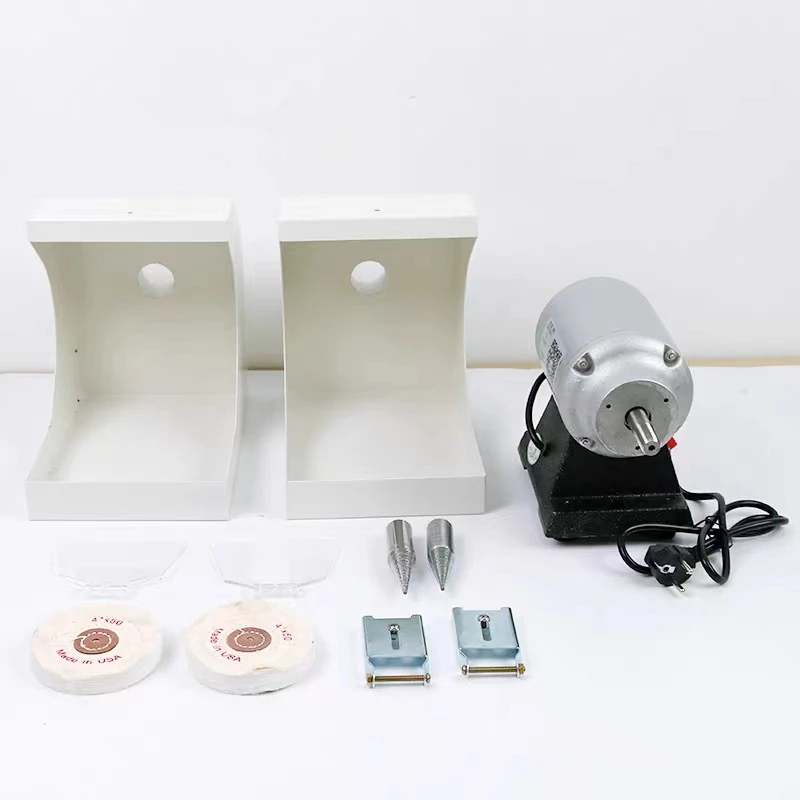 Dental grinding and polishing machine Double top polishing machine with dust cover Technician equipment Dental 5