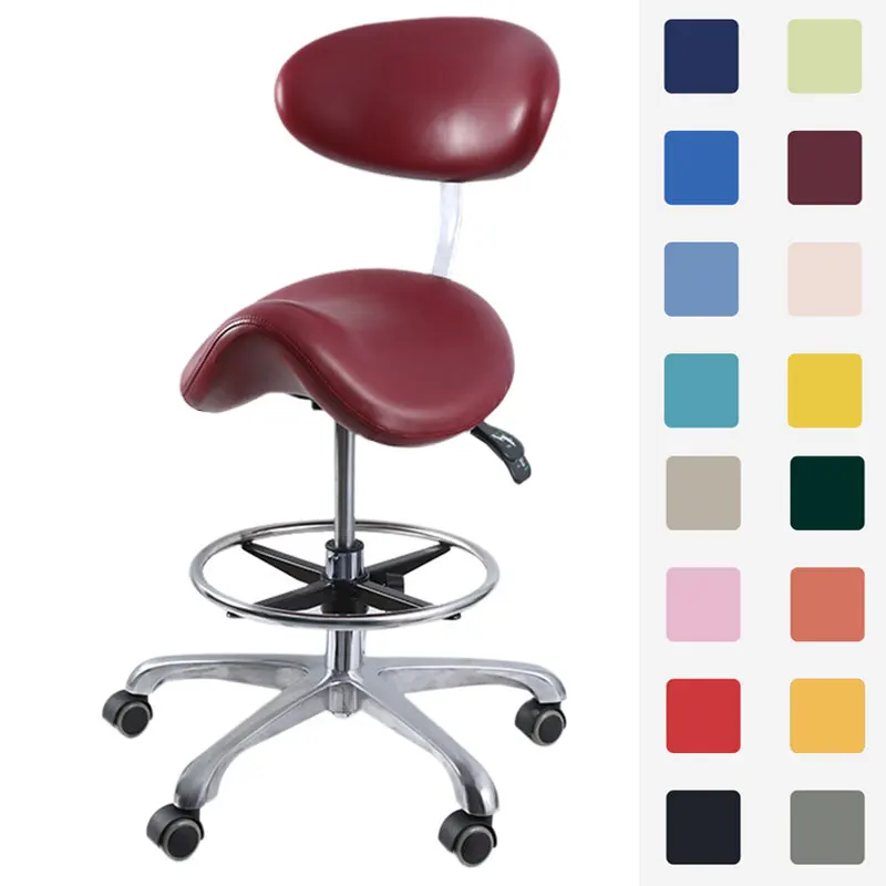 Factory Price Ergonomic Surgical Stool Dental Saddle Chair 6