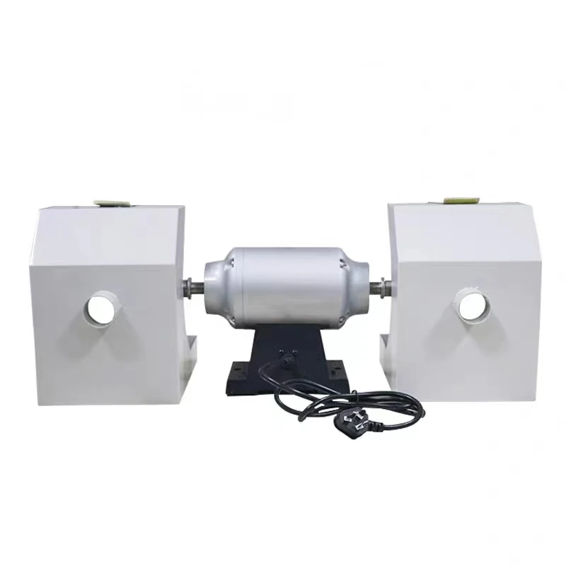 Dental grinding and polishing machine Double top polishing machine with dust cover Technician equipment Dental 2