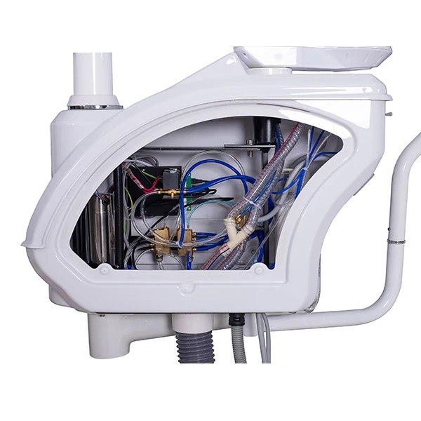 Luxury Dental Chair Folding Chair with Memory Position Rotatable Spittoon Low price 4