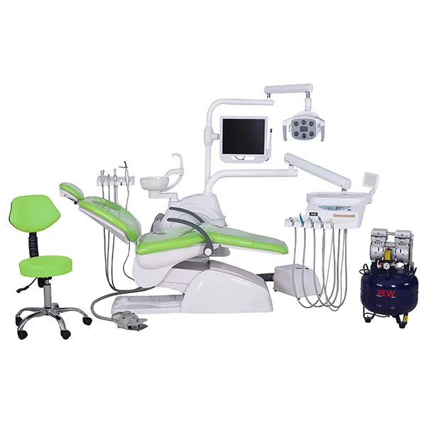 High quality dental chair High configuration with filter Ceramic spittoon Dental equipment