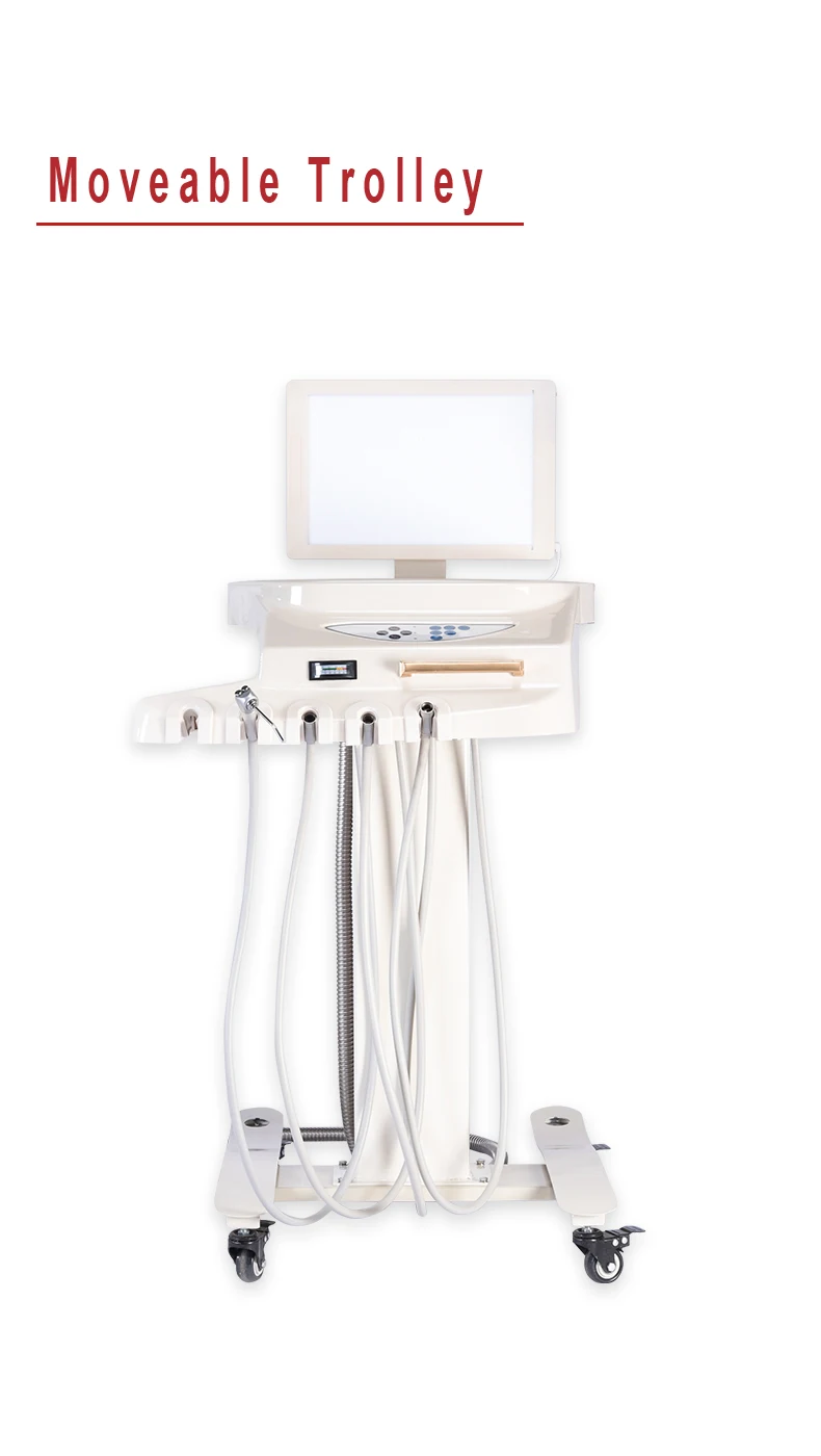 Dental Chair Mobile Tool Tray Factory low price LED light Rotatable spittoon 2
