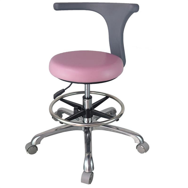 Combining health and style with a dental hygiene saddle chair.