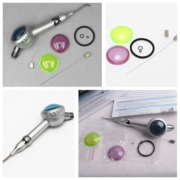 Dental cleaning equipment sander gun air polisher rotating nozzle 4