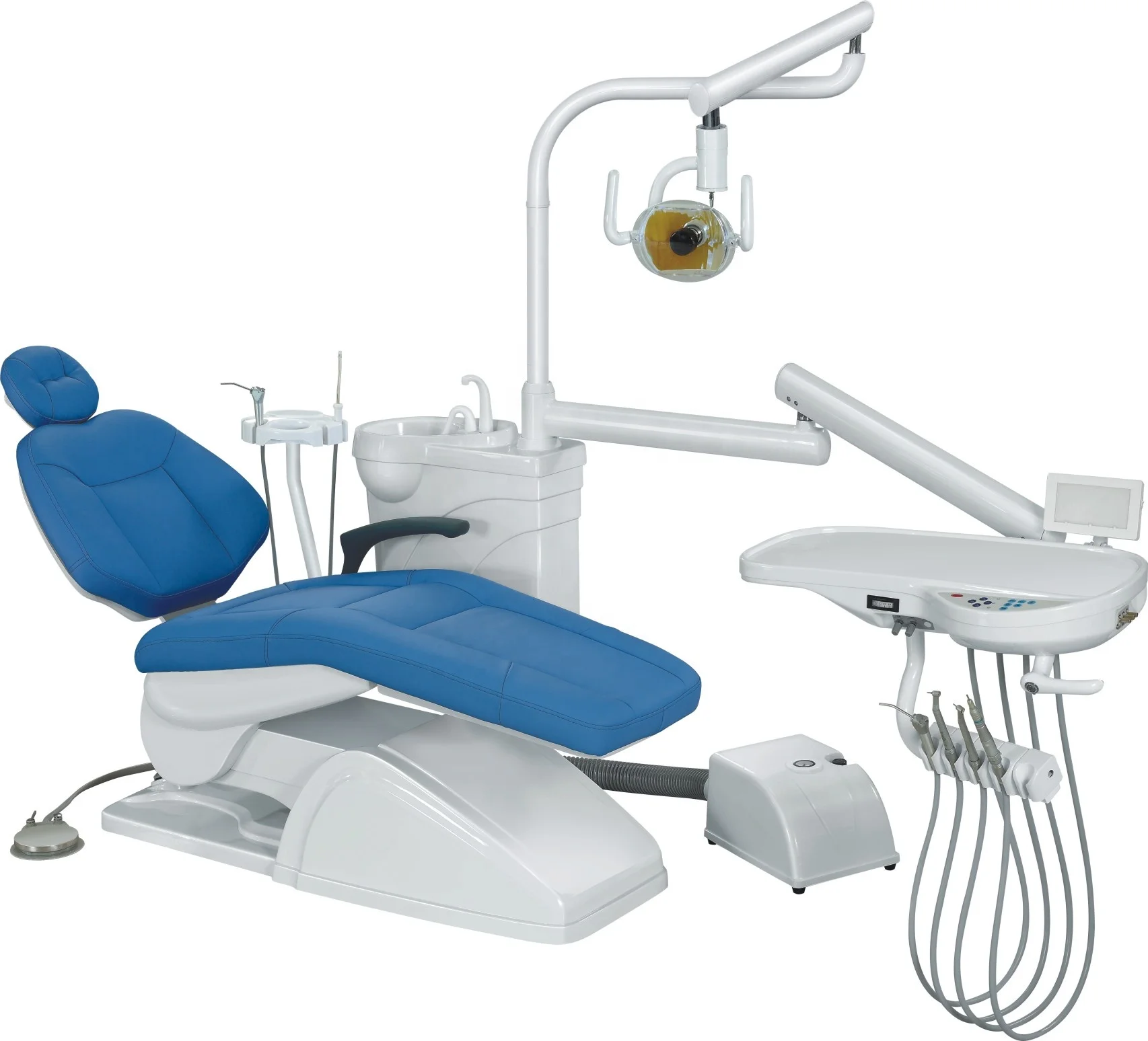 Hot Sales Low speed Surgery Clinic Dental System Dental Chair Set with Headrest Support 2