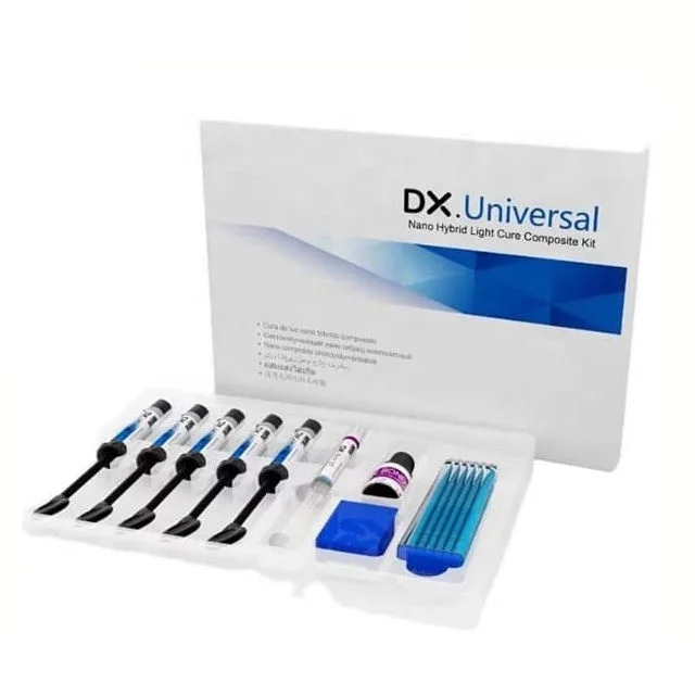 Dental Universal Composite Light Cure Materials Dental Materials Light Curing Resin Kits Acid Etch Dental Composites 4
