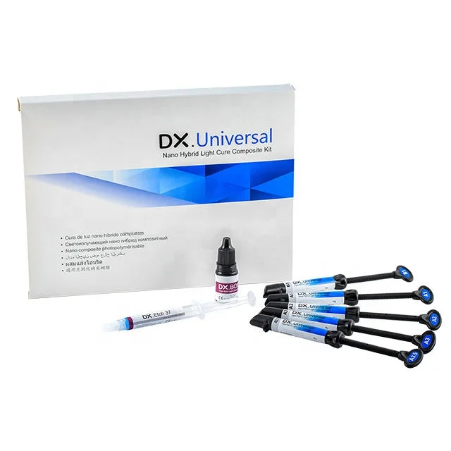 Dental Universal Composite Light Cure Materials Dental Materials Light Curing Resin Kits Acid Etch Dental Composites 3