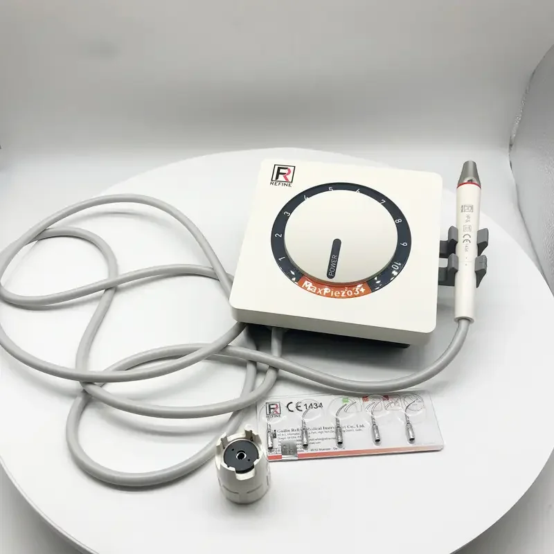 Ultrasonic Scaler Maxpiezo 3+/Piezo3 Medical Portable Dental Unit Piezo Electric Scaler 5