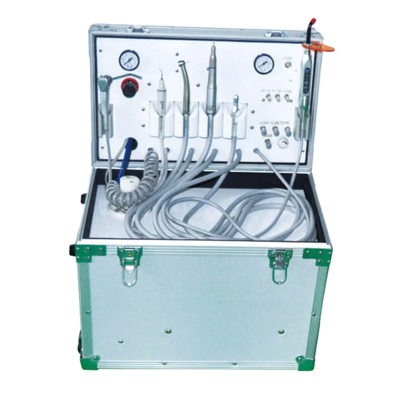 How to connect dental turbine unit to compressor
