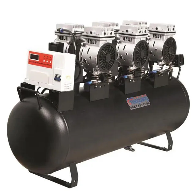 Oil-free air compressor Dental chair equipment 560W 850W 5