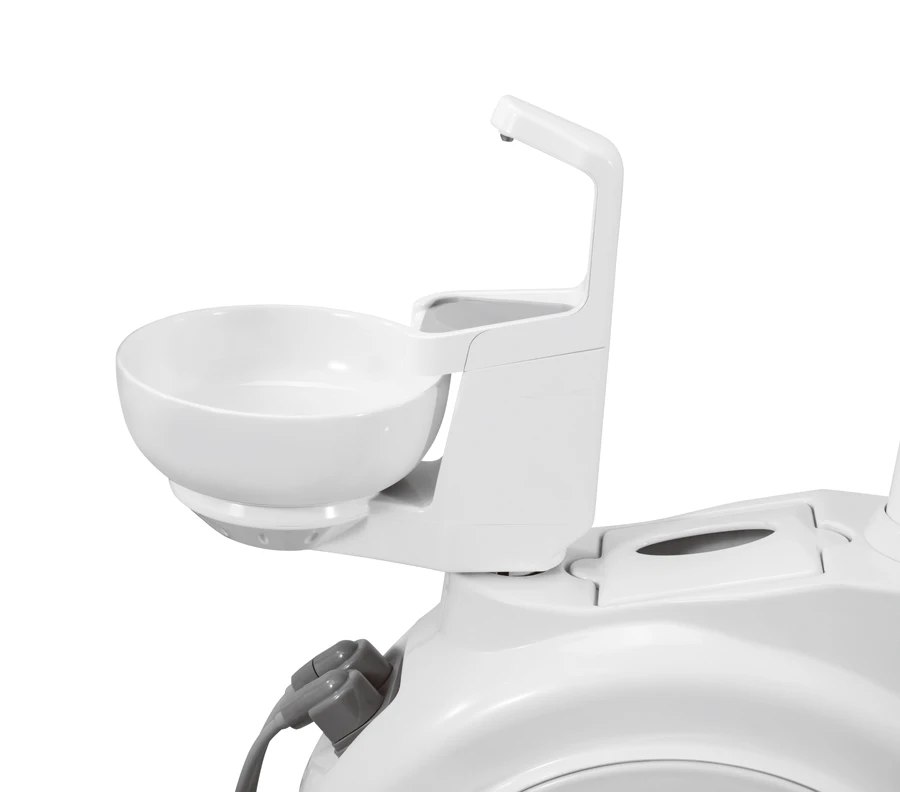 New Dental Chair with Rotary Side Box Touch Tool Tray Suction Filter Comfortable Leather Pad Dental Clinic Hospital Equipment 4