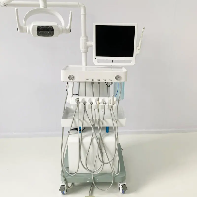 Veterinary Portable Equipment Chair Multifunctional Steel Dental Unit Dental Chair 5