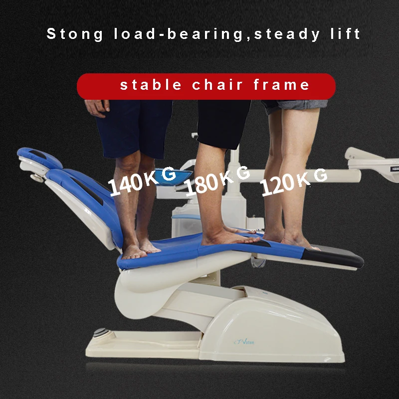 CE ISO factory dental chair top hanging tool tray rotatable glass spittoon low price dental clinic chair 6