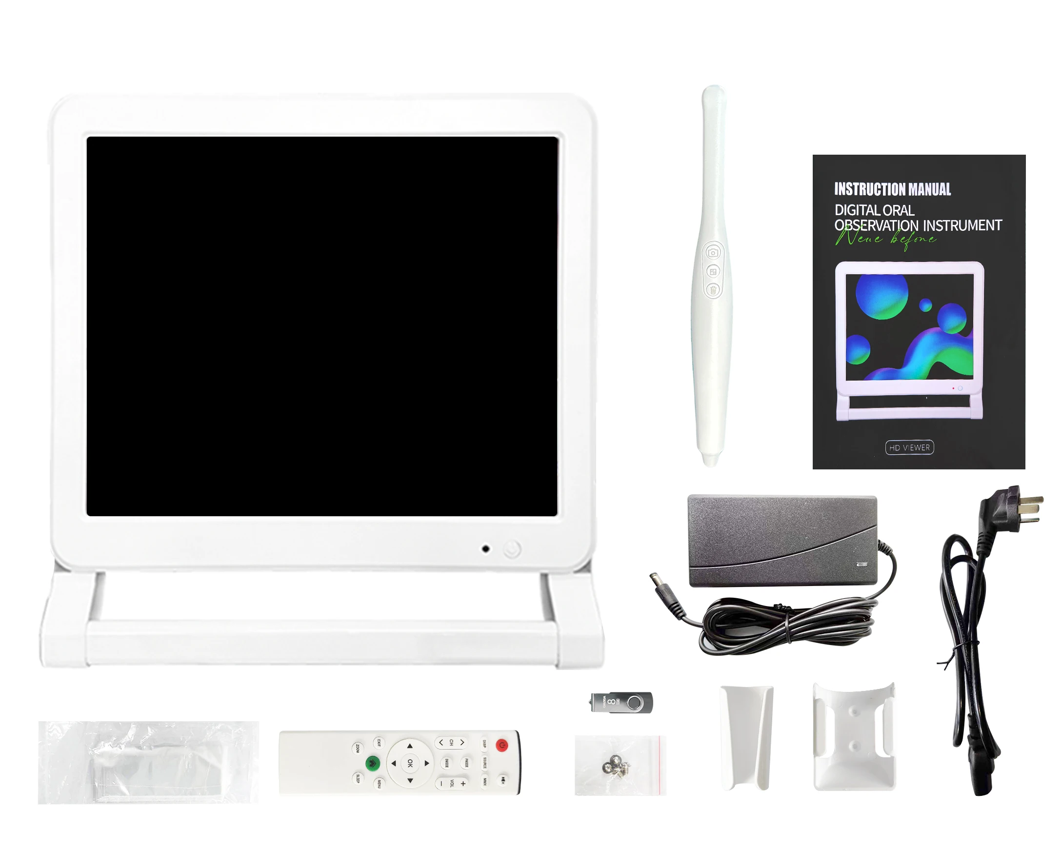 Hot selling Endoscope Dental Intra-Oral Camera With WiFi Cheap Dental Equipment With Stand 4