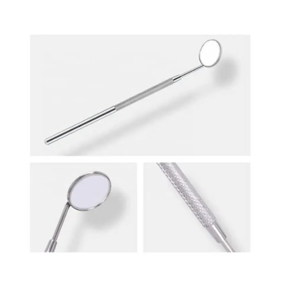 5 PCS Set Dental Teeth Scaler Kit Loupes Mirror Sickle Scaler Teeth Pick Spatula Equipment Oral Care Tooth Cleaning Kit 2